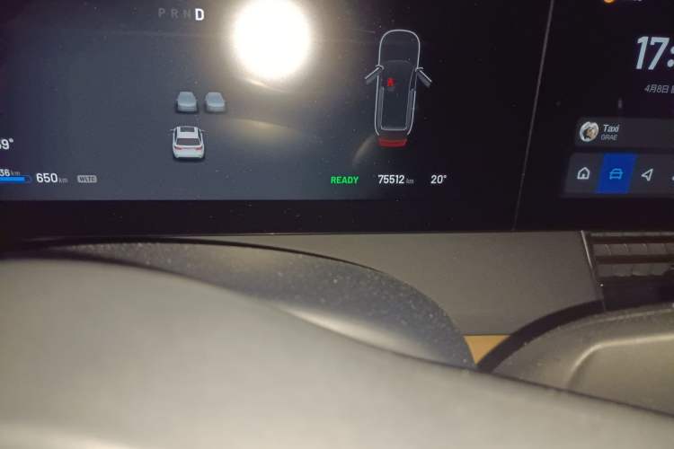 Used Li Auto ONE 2021 Extended-Range 6-Seater Version Odometer Close Up