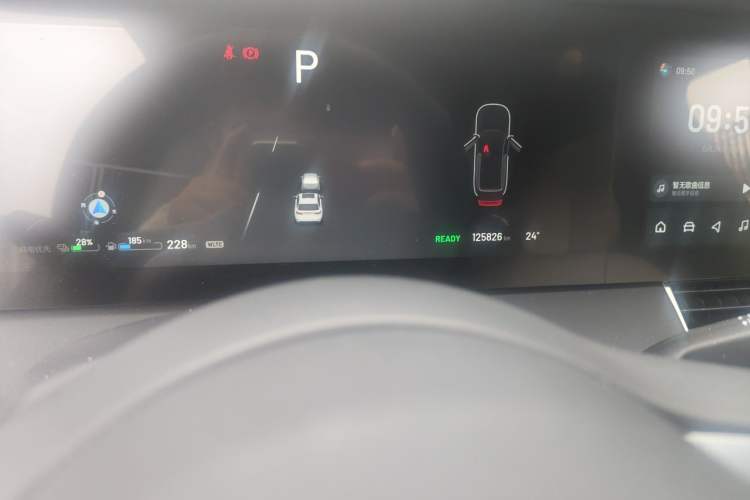 Used Li Auto ONE 2021 Extended-Range 6-Seater Version Odometer Close Up