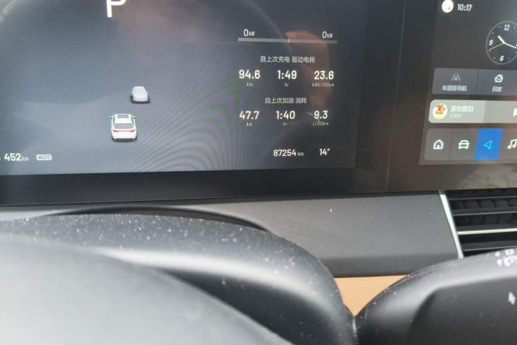 Used Li Auto ONE 2021 Extended-Range 6-Seater Version Odometer Close Up
