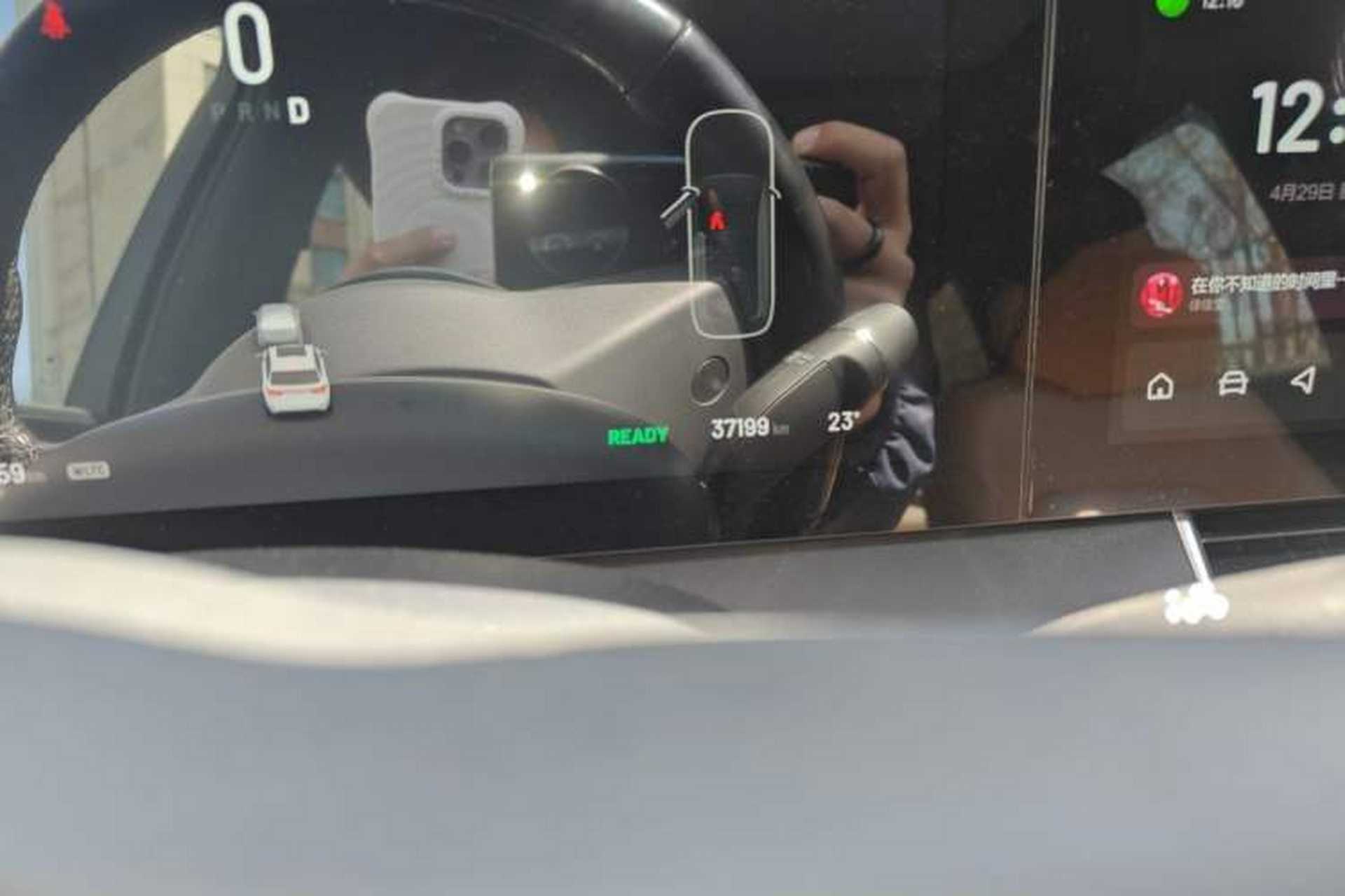 Used Li Auto ONE 2021 Extended-Range 6-Seater Version Odometer Close Up