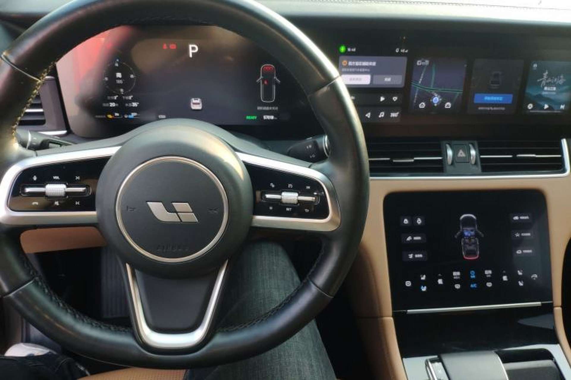 Used Li Auto ONE 2021 Extended-Range 6-Seater Version Steering Wheel