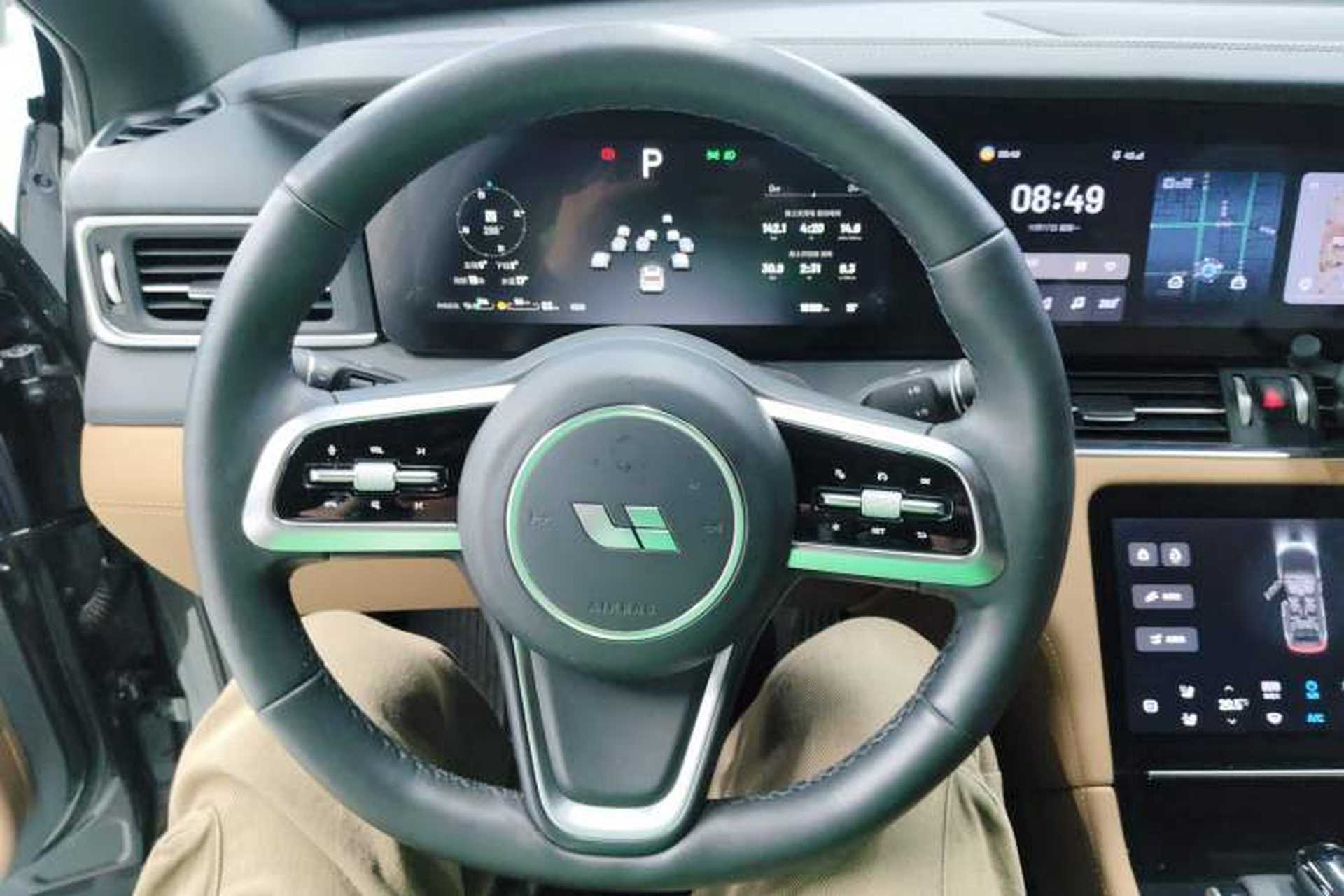 Used Li Auto ONE 2021 Extended-Range 6-Seater Version Steering Wheel