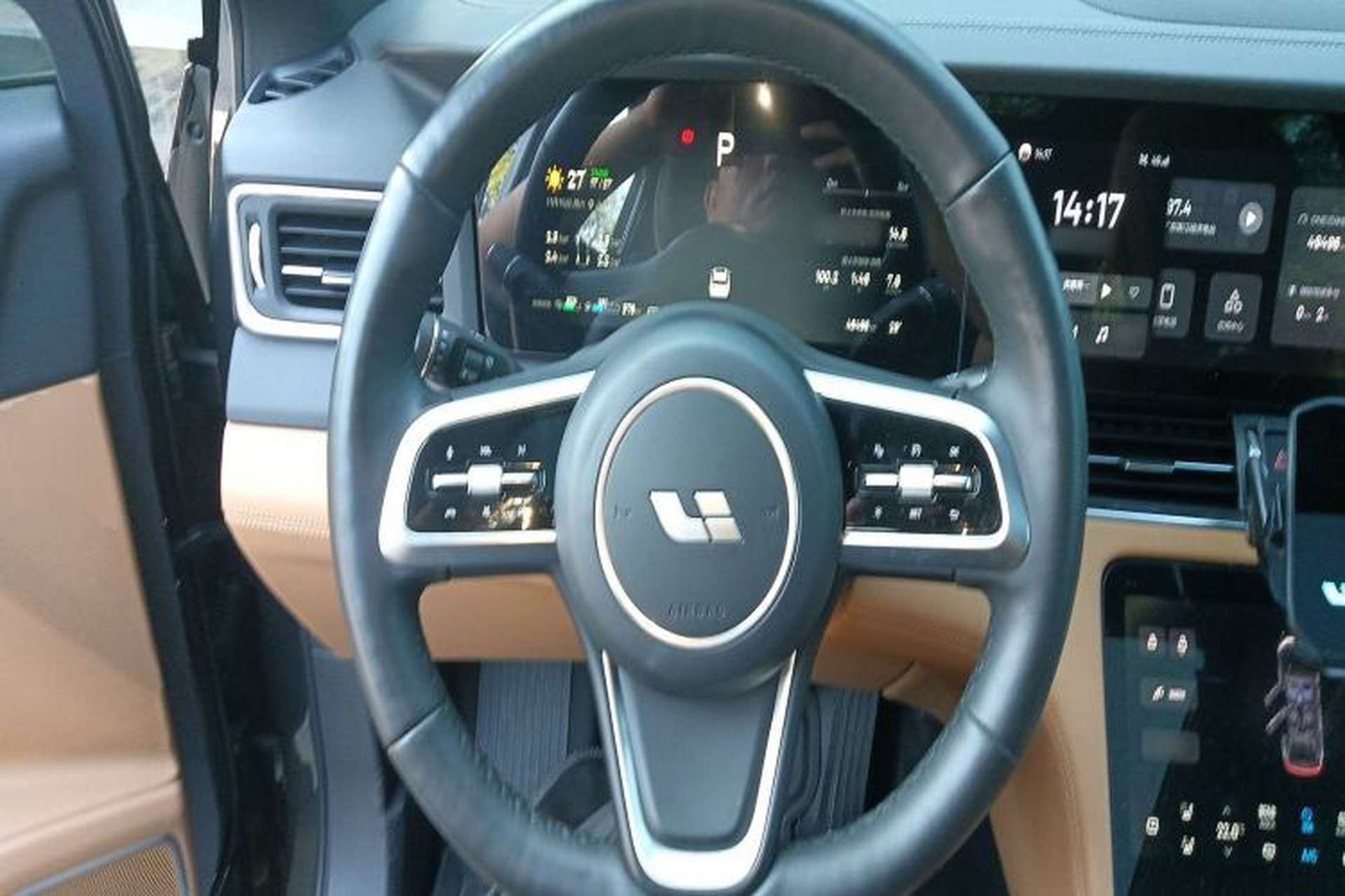 Used Li Auto ONE 2021 Extended-Range 6-Seater Version Steering Wheel