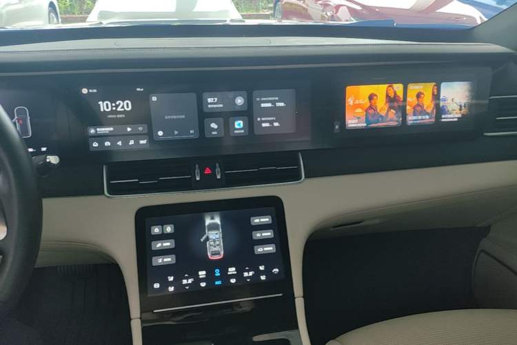 Used Li Auto ONE 2021 Extended-Range 6-Seater Version Audio And AC Panel