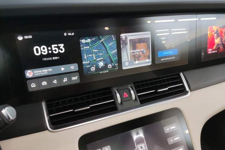 Used Li Auto ONE 2021 Extended-Range 6-Seater Version Audio And AC Panel