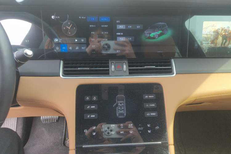 Used Li Auto ONE 2021 Extended-Range 6-Seater Version Audio And AC Panel