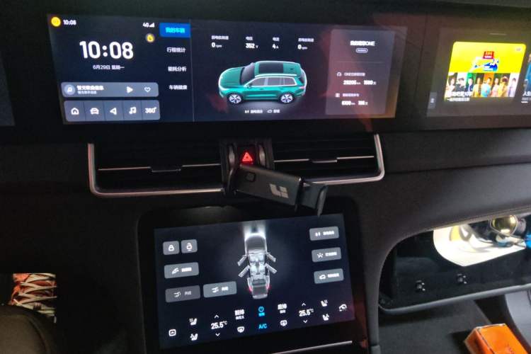 Used Li Auto ONE 2021 Extended-Range 6-Seater Version Audio And AC Panel