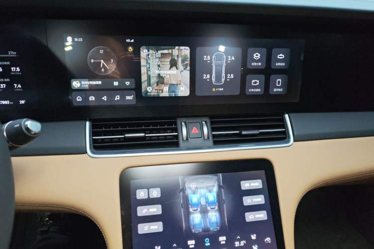Used Li Auto ONE 2021 Extended-Range 6-Seater Version Audio And AC Panel