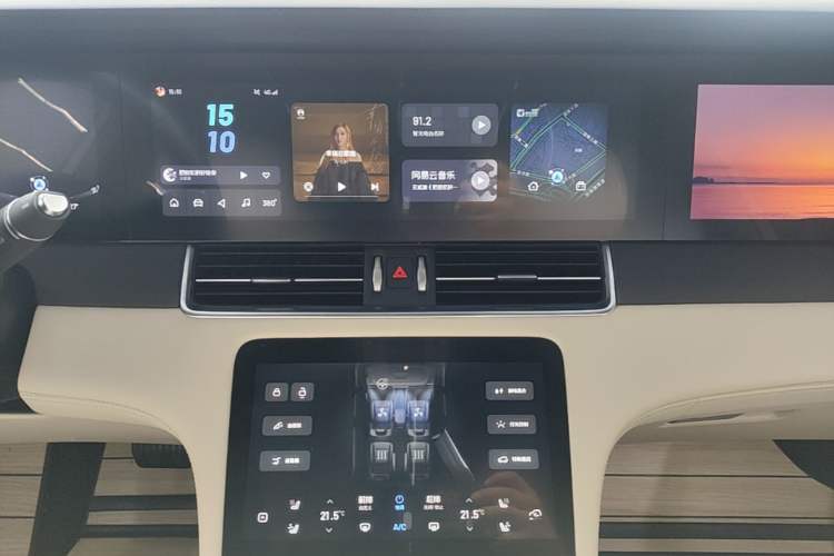 Used Li Auto ONE 2021 Extended-Range 6-Seater Version Audio And AC Panel