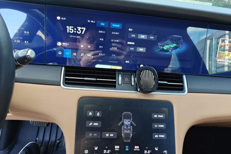 Used Li Auto ONE 2021 Extended-Range 6-Seater Version Audio And AC Panel