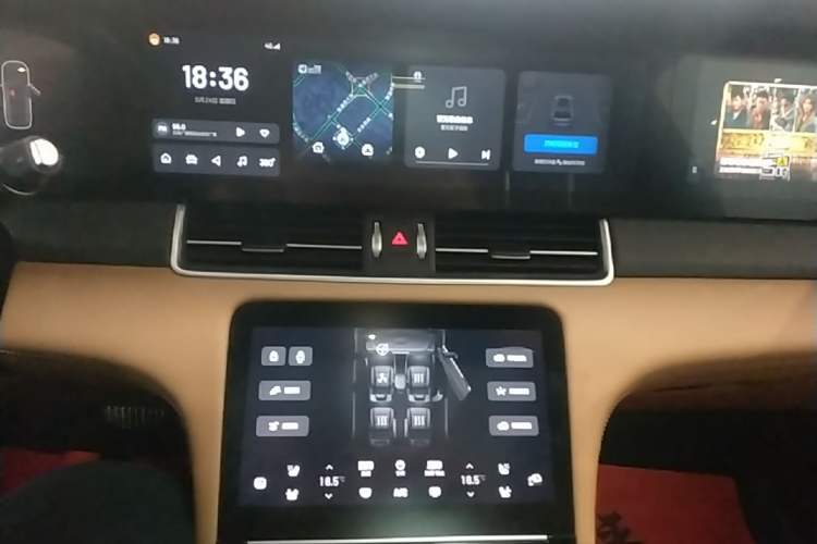 Used Li Auto ONE 2021 Extended-Range 6-Seater Version Audio And AC Panel