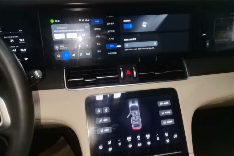 Used Li Auto ONE 2021 Extended-Range 6-Seater Version Audio And AC Panel