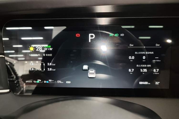 Used Li Auto ONE 2021 Extended-Range 6-Seater Version Instrument Cluster