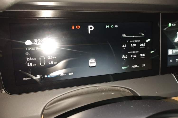 Used Li Auto ONE 2021 Extended-Range 6-Seater Version Instrument Cluster
