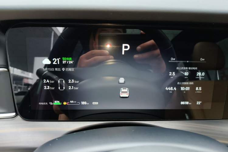 Used Li Auto ONE 2021 Extended-Range 6-Seater Version Instrument Cluster