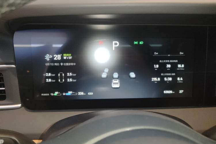 Used Li Auto ONE 2021 Extended-Range 6-Seater Version Instrument Cluster