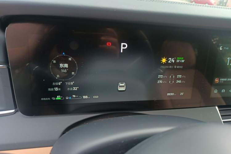 Used Li Auto ONE 2021 Extended-Range 6-Seater Version Instrument Cluster