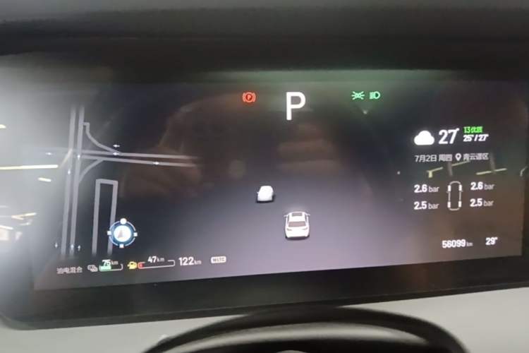 Used Li Auto ONE 2021 Extended-Range 6-Seater Version Instrument Cluster