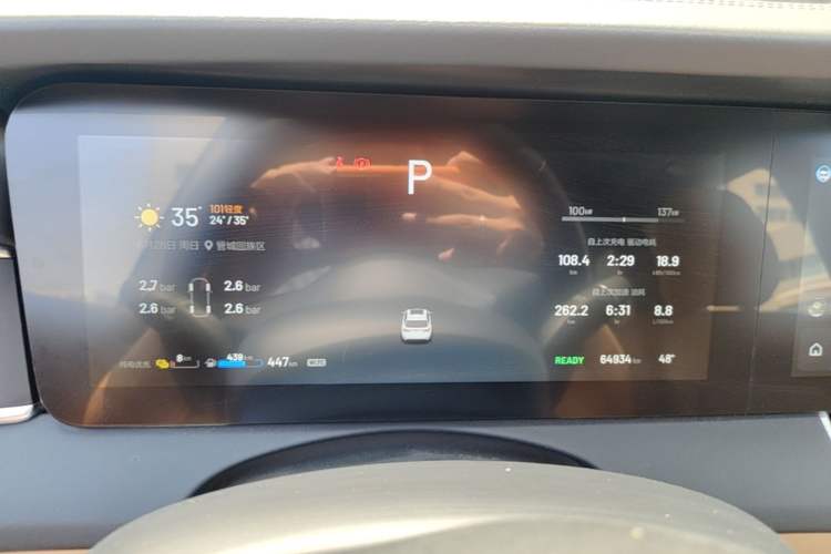 Used Li Auto ONE 2021 Extended-Range 6-Seater Version Instrument Cluster
