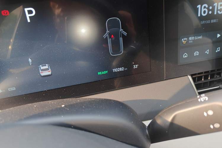 Used Li Auto ONE 2021 Extended-Range 6-Seater Version Odometer Close Up