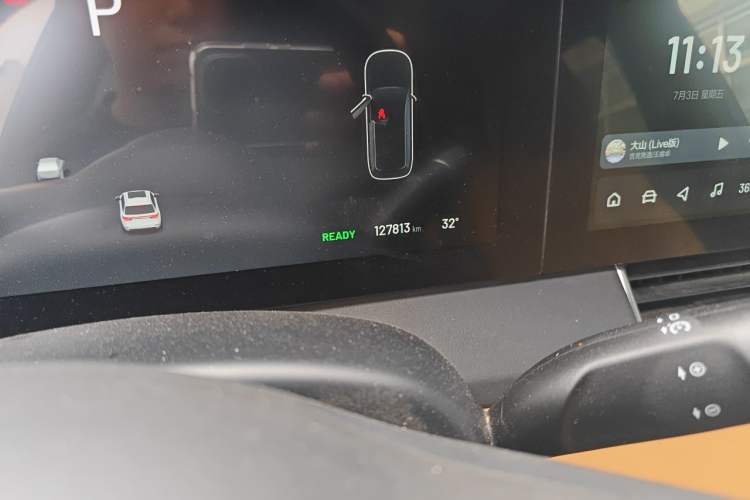 Used Li Auto ONE 2021 Extended-Range 6-Seater Version Odometer Close Up