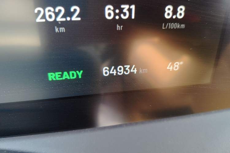 Used Li Auto ONE 2021 Extended-Range 6-Seater Version Odometer Close Up