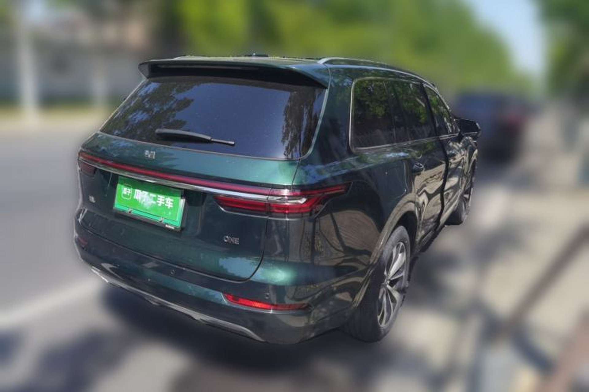 Used Li Auto ONE 2021 Extended-Range 6-Seater Version Rear Right 45 Deg