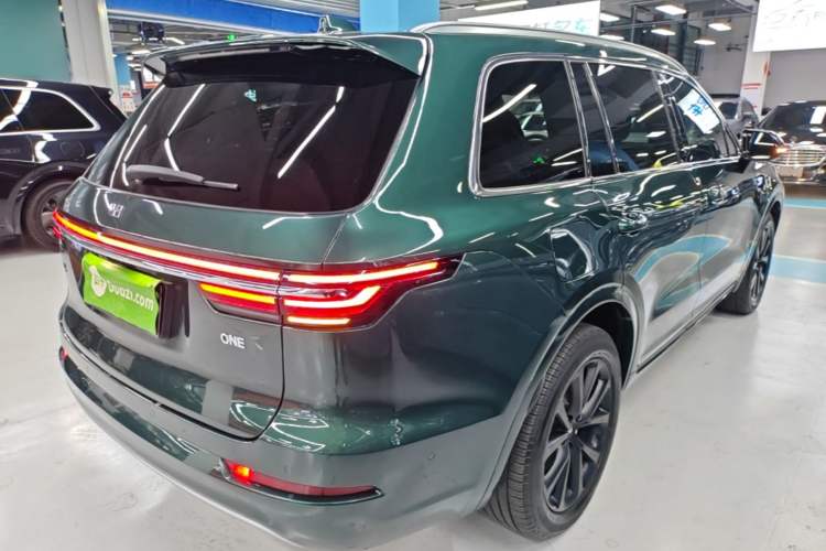 Used Li Auto ONE 2021 Extended-Range 6-Seater Version Rear Right 45 Deg
