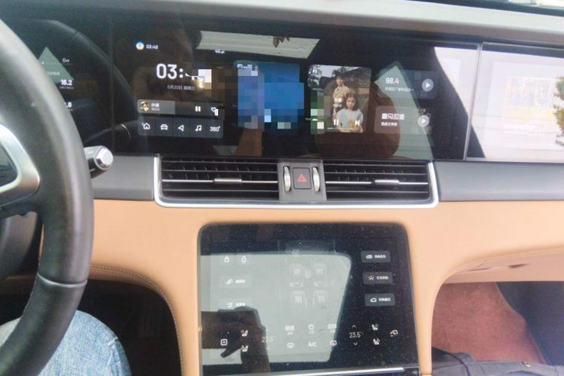 Used Li Auto ONE 2021 Extended-Range 6-Seater Version Audio And AC Panel