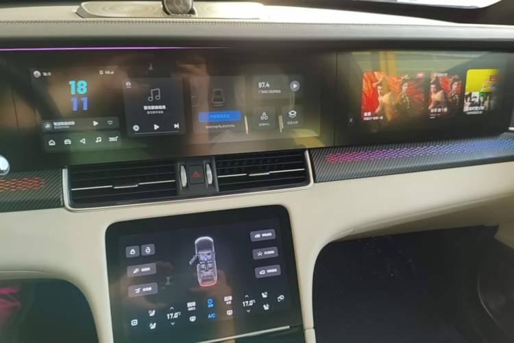 Used Li Auto ONE 2021 Extended-Range 6-Seater Version Audio And AC Panel