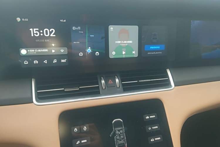 Used Li Auto ONE 2021 Extended-Range 6-Seater Version Audio And AC Panel