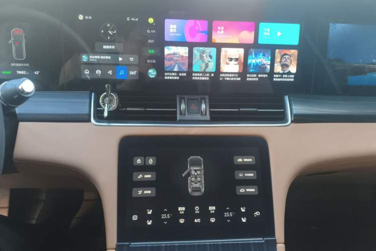 Used Li Auto ONE 2021 Extended-Range 6-Seater Version Audio And AC Panel