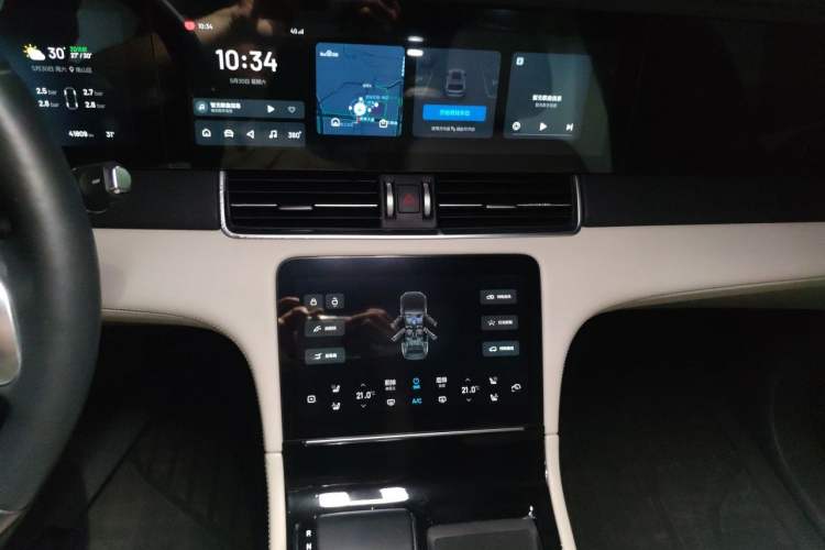Used Li Auto ONE 2021 Extended-Range 6-Seater Version Audio And AC Panel