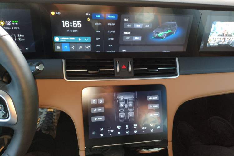 Used Li Auto ONE 2021 Extended-Range 6-Seater Version Audio And AC Panel
