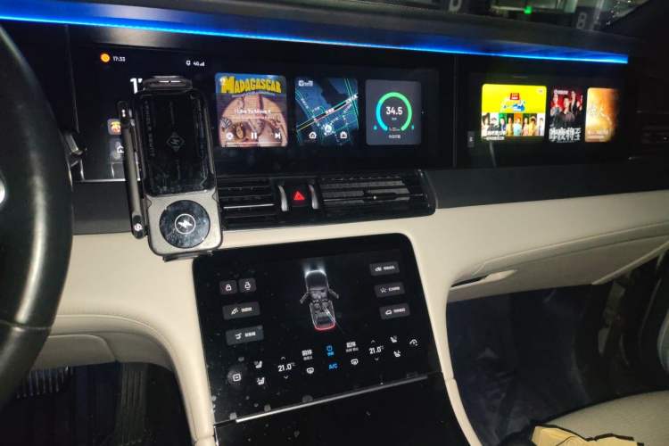 Used Li Auto ONE 2021 Extended-Range 6-Seater Version Audio And AC Panel