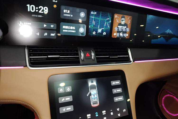 Used Li Auto ONE 2021 Extended-Range 6-Seater Version Audio And AC Panel