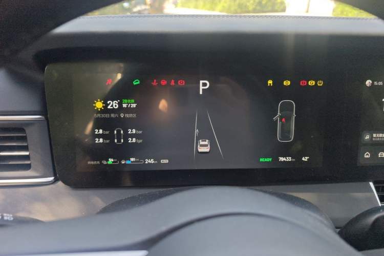 Used Li Auto ONE 2021 Extended-Range 6-Seater Version Instrument Cluster