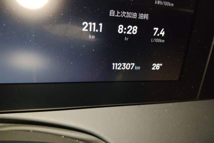 Used Li Auto ONE 2021 Extended-Range 6-Seater Version Odometer Close Up