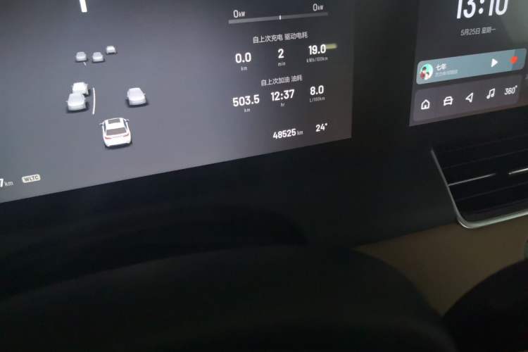 Used Li Auto ONE 2021 Extended-Range 6-Seater Version Odometer Close Up