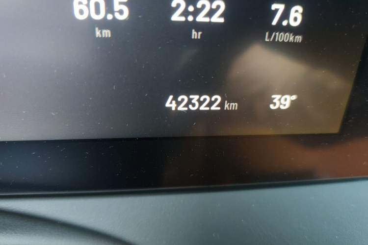 Used Li Auto ONE 2021 Extended-Range 6-Seater Version Odometer Close Up
