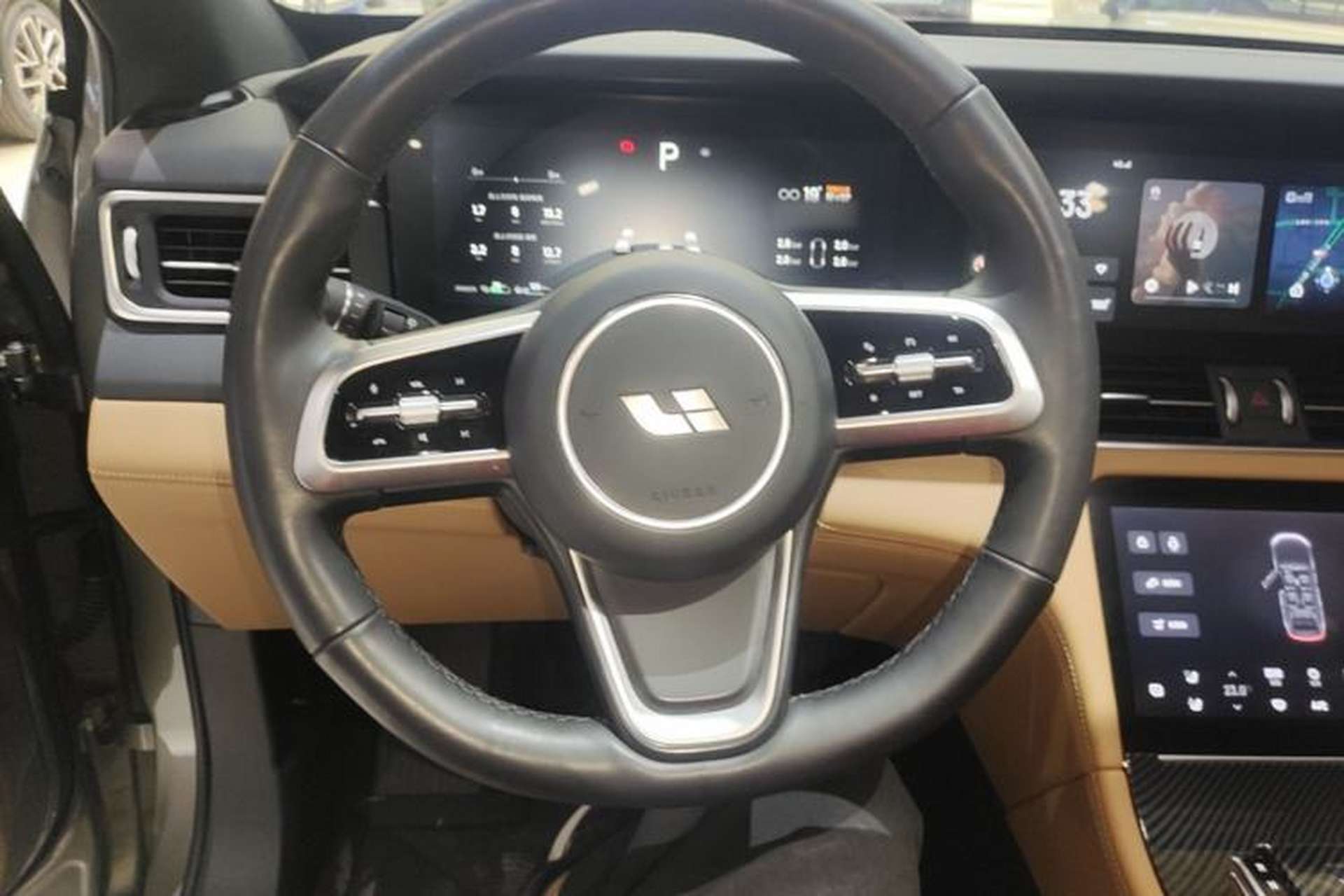 Used Li Auto ONE 2021 Extended-Range 6-Seater Version Steering Wheel