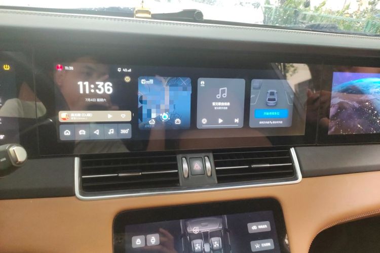 Used Li Auto ONE 2021 Extended-Range 6-Seater Version Audio And AC Panel