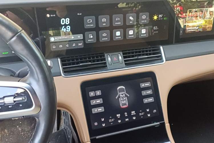 Used Li Auto ONE 2021 Extended-Range 6-Seater Version Audio And AC Panel