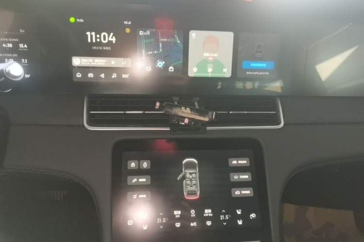 Used Li Auto ONE 2021 Extended-Range 6-Seater Version Audio And AC Panel