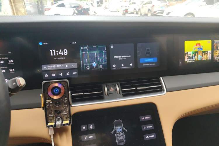 Used Li Auto ONE 2021 Extended-Range 6-Seater Version Audio And AC Panel