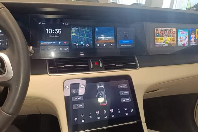 Used Li Auto ONE 2021 Extended-Range 6-Seater Version Audio And AC Panel