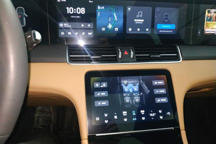 Used Li Auto ONE 2021 Extended-Range 6-Seater Version Audio And AC Panel