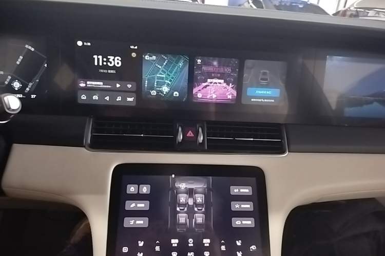 Used Li Auto ONE 2021 Extended-Range 6-Seater Version Audio And AC Panel