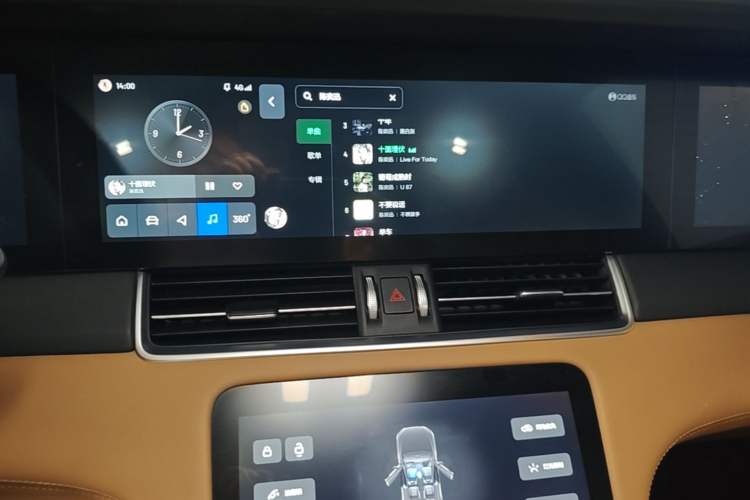 Used Li Auto ONE 2021 Extended-Range 6-Seater Version Audio And AC Panel