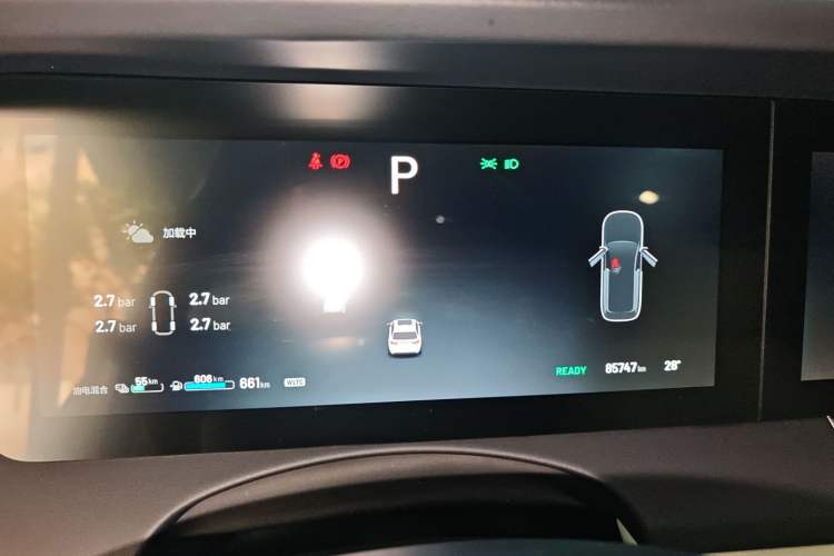 Used Li Auto ONE 2021 Extended-Range 6-Seater Version Instrument Cluster